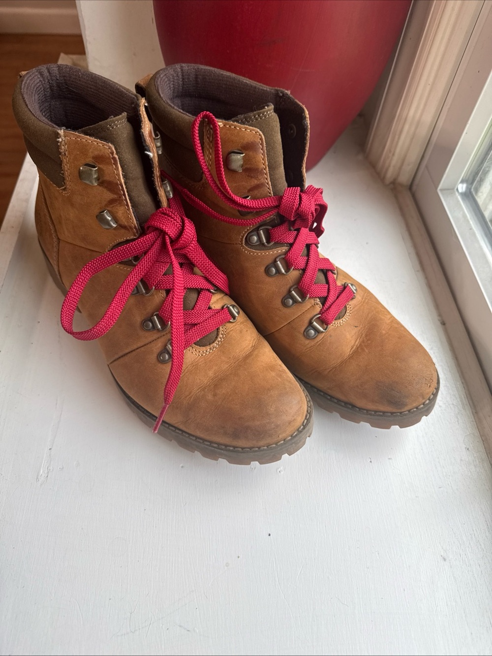 Timberland Ellendale Women's Brown Boots Size 8 Waterproof Lace Up